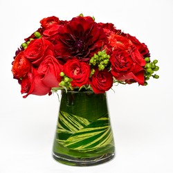 Classic Reds from Apples to Zinnias, the Gifted Florist in Dallas, Texas