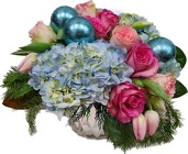 Christmas Blues from Apples to Zinnias, the Gifted Florist in Dallas, Texas
