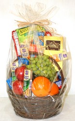 Gourmet Basket - Fruit and Chocolates from Apples to Zinnias, the Gifted Florist in Dallas, Texas