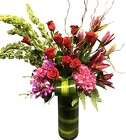 Amazing Dozen Red Roses Special Tall from Apples to Zinnias, the Gifted Florist in Dallas, Texas